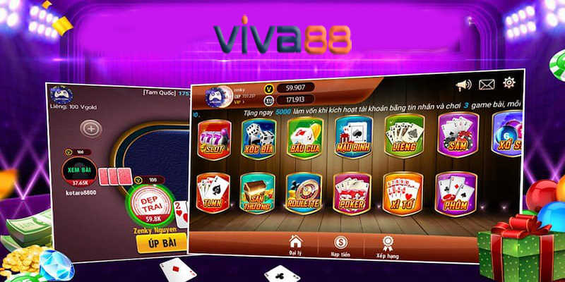 Tính năng nổi bật của game bài đổi thưởng Viva88